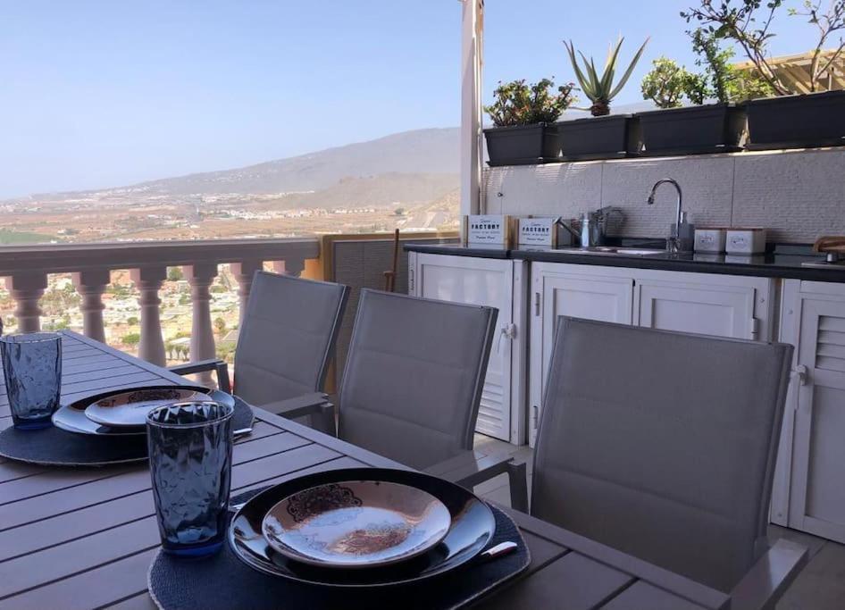 Apartamento Con Impresionantes Vistas Y Piscina Costa Adeje  Exterior foto